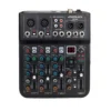 BATBLACK BT-X4 Mixer Profesional USB de 4 canales