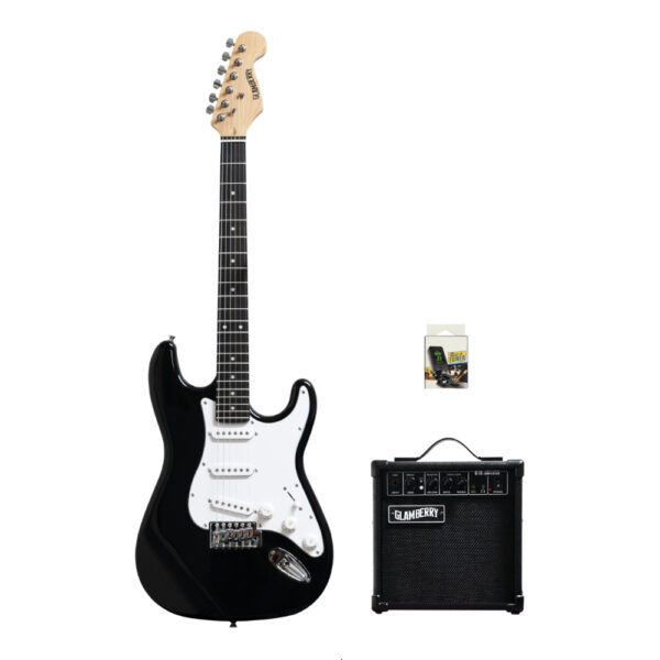 GLAMBERRY ROCKSTARTER BK PACK GUITARRA ELECTRICA