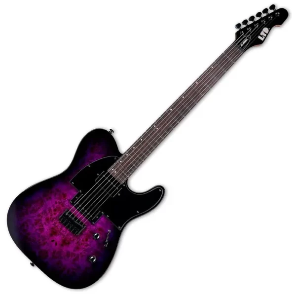 LTD TE200DX Guitarra Eléctrica Purple Burst