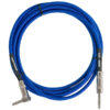 DiMarzio EP1710SREB Overbraid Cable 3 M Electric Blue Right Angle