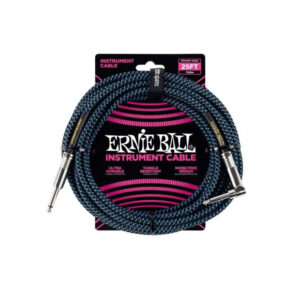 ERNIE BALL P06060 CABLE DE INSTRUMENTO BLK/BLUE 7,5 M