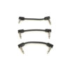 ERNIE BALL P06443 PATCH CABLE FLEX 3'' BLACK PACK X3 - Imagen 2