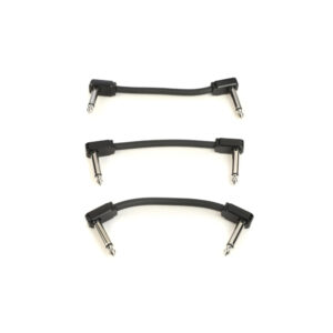 Alternative view of ERNIE BALL P06443 PATCH CABLE FLEX 3'' BLACK PACK X3