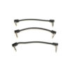 ERNIE BALL P06444 PATCH CABLE FLEX 6'' BLACK PACK X3 - Imagen 2
