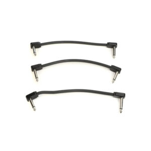 Alternative view of ERNIE BALL P06444 PATCH CABLE FLEX 6'' BLACK PACK X3