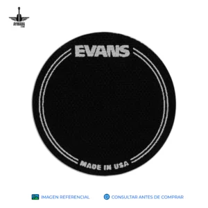 EVANS EQPB1 PROTECTOR PARA PARCHE DE BOMBO SIMPLE NEGRO