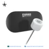 EVANS EQPB2 PROTECTOR PARA PARCHE DE BOMBO DOBLE NEGRO