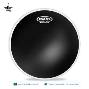 EVANS TT08CHR BLACK CHROME DRUMHEAD 8'' PARCHE PARA BATERÍA
