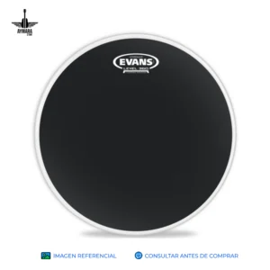 EVANS TT12HBG HYDRAULIC BLACK DRUMHEAD 12'' PARCHE PARA BATERÍA