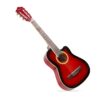 GUITARRA ACUSTICA AYMARA CUERDAS NYLON 1/2 COLOR ROJO C/FUNDA