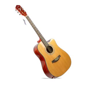 GUITARRA ACUSTICA MODELO JUMBO AYMARA COLOR NATURAL C/FUNDA