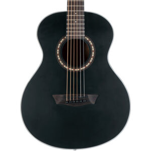 Alternative view of WASHBURN AGM5BMK A U GUITARRA ACÚSTICA CUERDAS DE METAL BLACK MATTE