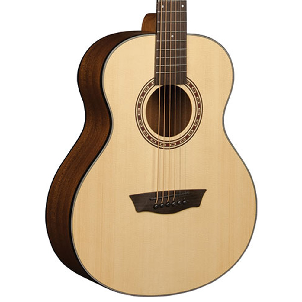 WASHBURN AGM5K A U GUITARRA ACÚSTICA CUERDAS DE METAL NATURAL - Imagen 3