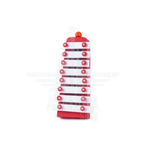 VENTURI METALOFONO 1/8 8 NOTAS ROJO INCLUYE FUNDA