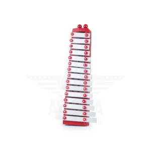 VENTURI METALOFONO 2/8 15 NOTAS ROJO INCLUYE FUNDA