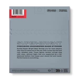 Alternative view of DUNLOP DBSBS45105 SUPER BRIGHT STAINLESS STEEL BASS STRINGS 45-105 CUERDAS PARA BAJO ELÉCTRICO