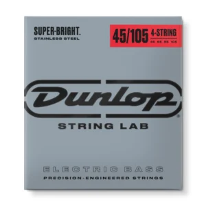 DUNLOP DBSBS45105 SUPER BRIGHT STAINLESS STEEL BASS STRINGS 45-105 CUERDAS PARA BAJO ELÉCTRICO