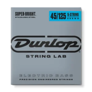 DUNLOP DBSBS45125 SUPER BRIGHT STAINLESS STEEL BASS STRINGS 45-125 CUERDAS PARA BAJO ELÉCTRICO