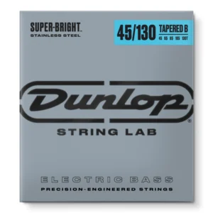 DUNLOP DBSB45130 SUPER BRIGHT STAINLESS STEEL BASS STRINGS 45-130 CUERDAS PARA BAJO ELÉCTRICO