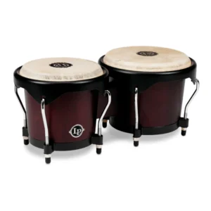 LATIN PERCUSSION LP601NY-DW CITY 6-7 BONGOS OAK DARK WOOD BK