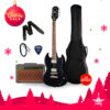 EPIPHONE E1SGTEBNH1 SG TRIBUTE E1 EBONY NICKEL PACK GUITARRA ELECTRICA + VOX PATHFINDER 10 AMPLIFICADOR 10W (INCLUYE ACCESORIOS: FUNDA, CABLE, CORREA, PUA)