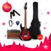 IBANEZ GRX70QA TRB PACK GUITARRA ELECTRICA + VOX PATHFINDER AMPLIFICADOR 10W (INCLUYE ACCESORIOS: FUNDA, CABLE, CORREA, PUA)