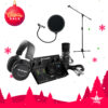 M AUDIO AIR 192*4S PRO PACK STUDIO  ATRIL DE MICROFONO , POPFILTER