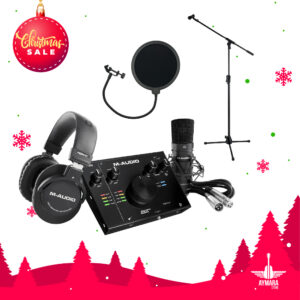 M AUDIO AIR 192*4S PRO PACK STUDIO  ATRIL DE MICROFONO , POPFILTER