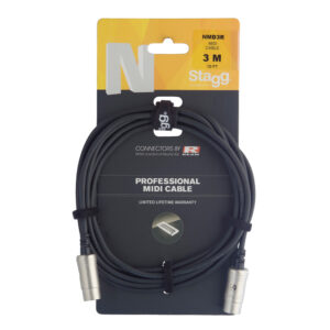 STAGG NMD3R CABLE MIDI DE 3 METROS SERIE N