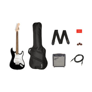 SQUIER 0379800606 DEBUT COLLECTION PAK DE GUITARRA ELÉCTRICA STRATOCASTER BLACK