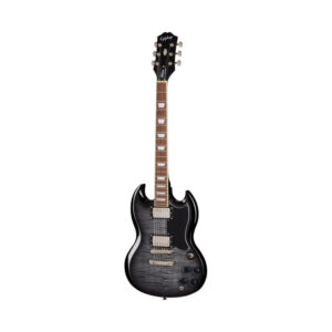 EPIPHONE E1SGTPEBBNH1 SG TRIBUTE PLUS GUITARRA ELECTRICA TRANSPARENT EBONY NICKEL