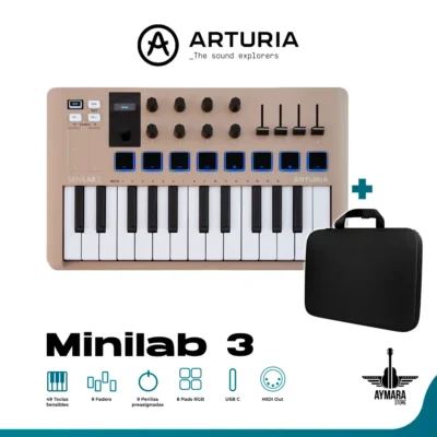 ARTURIA MiniLAB 3 Champagne Controlador Midi