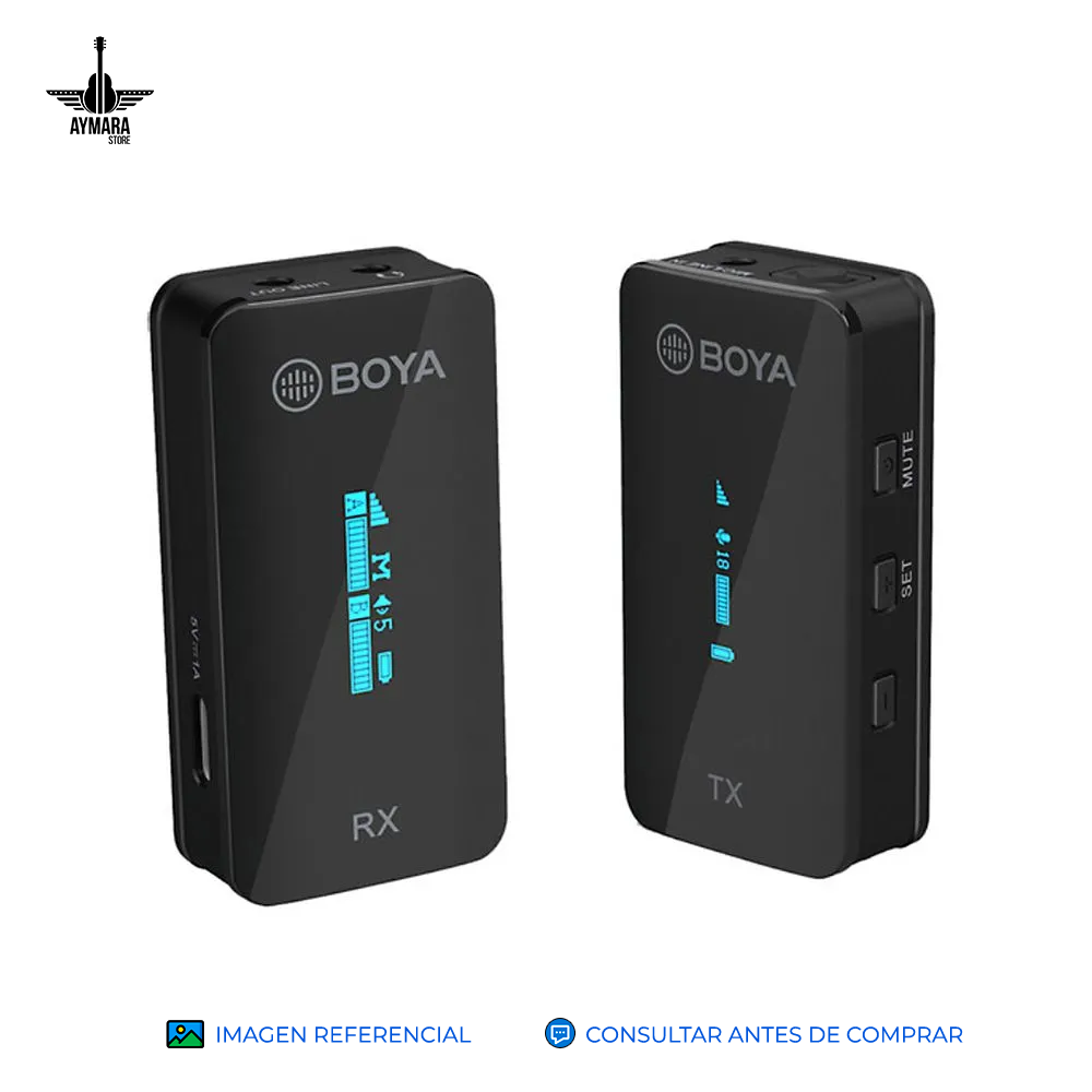 BOYA BY-XM6-S1 SISTEMA DE MICROFONO INALAMBRICO