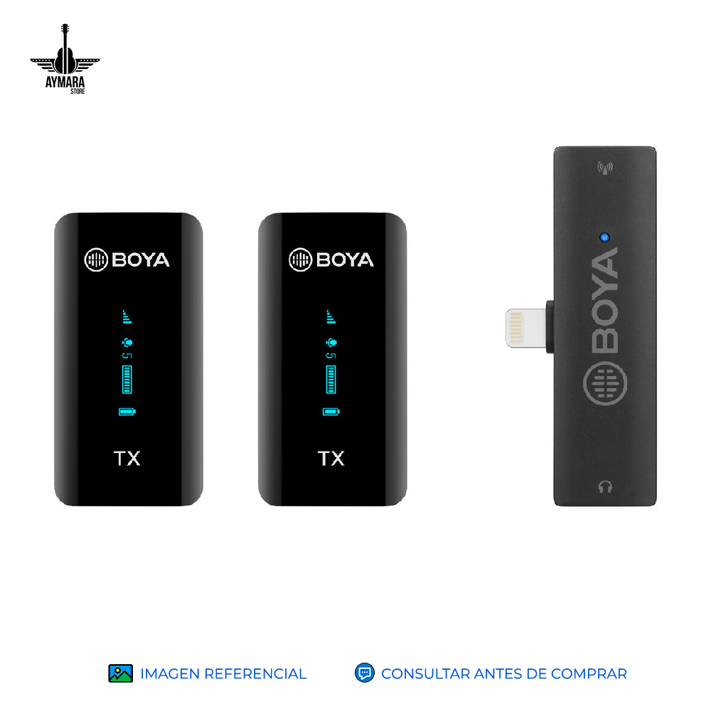 BOYA BY-XM6-S4 SISTEMA DE MICROFONO INALAMBRICO