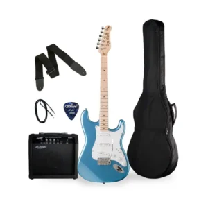 JT-300M-LPB-M-U + MCALLISTER EGA15 AMPLIFICADOR DE GUITARRA ELECTRICA 15W (INCLUYE ACCESORIOS: FUNDA, CABLE, CORREA, PUA)