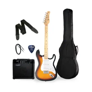 JT-300M-TSB-M-U + MCALLISTER EGA15 AMPLIFICADOR DE GUITARRA ELECTRICA 15W (INCLUYE ACCESORIOS: FUNDA, CABLE, CORREA, PUA)