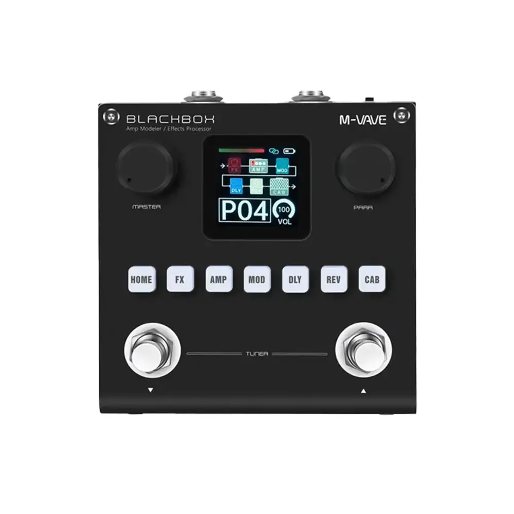 M-VAVE BLACKBOX PEDAL MULTIEFECTOS PARA GUITARRA ELECTRICA