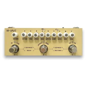 M-VAVE CUBE BABY AC PEDAL MULTIEFECTO PARA GUITARRA ELECTROACUSTICA