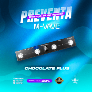PREVENTA M-VAVE CHOCOLATE PLUS PEDAL CONTROL INALAMBRICO