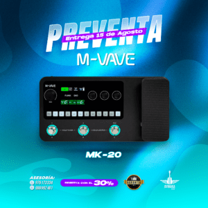 PREVENTA M-VAVE MK-20 PEDAL MULTIEFECTOS PARA GUITARRA ELECTRICA