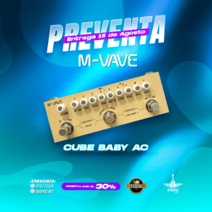 PREVENTA M-VAVE CUBE BABY AC PEDAL MULTIEFECTO PARA GUITARRA ELECTROACUSTICA