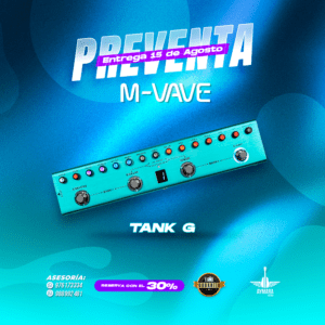 PREVENTA M-VAVE TANK-G PEDAL MULTIEFECTOS PARA GUITARRA ELECTRICA