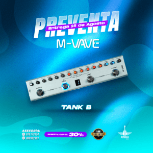 PREVENTA M-VAVE TANK-B PEDAL MULTIEFECTOS PARA BAJO
