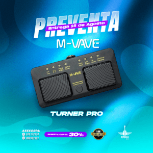 PREVENTA M-VAVE TURNER PRO PEDAL CONTROL INALAMBRICO
