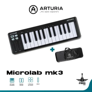 ARTURIA MICROLAB MK3 BLACK CONTROLADOR MIDI