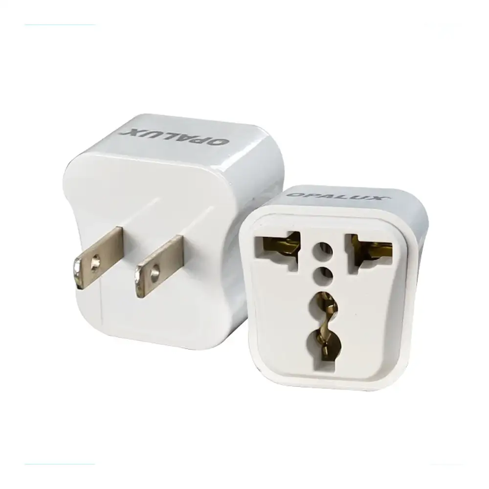 OPALUX OP-603-A3 ADAPTADOR 1 TOMA MULTIPLE 2 UNIVERSAL ENCHUFE PLANO 10AMP 250VAC, MASTER 400
